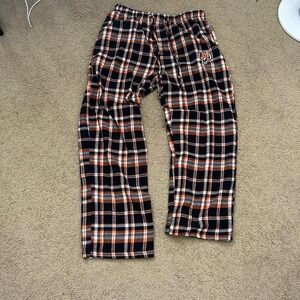 Vintage NFL Cincinnati Bengals orange & black plaid pajama pants Size M